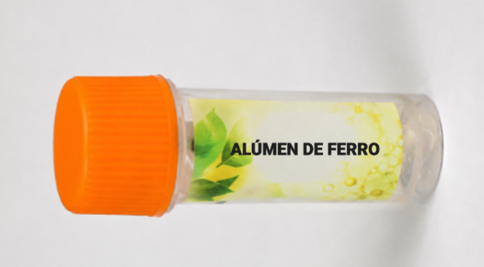 Alúmen de Ferro (III): NH4{Fe(SO4)2}.12H2O – 100 mg