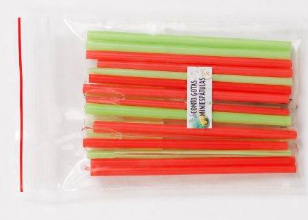 20 canudos de 10 cm