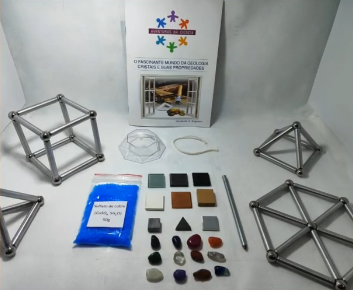 Kit Geologia - O fascinante mundo da geologia cristais e suas propriedades