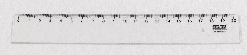 01 régua 20 cm